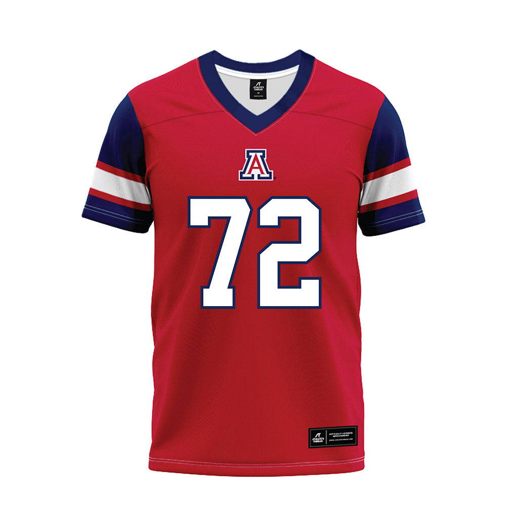 Arizona - NCAA Football : Louis Akpa - Red Premium Football Jersey-0