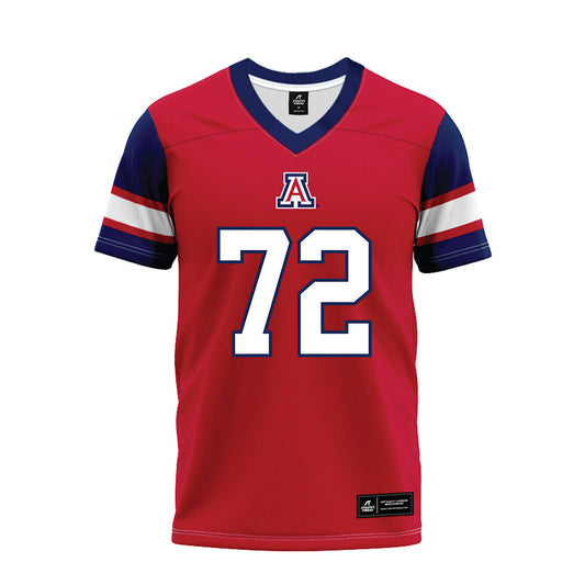 Arizona - NCAA Football : Louis Akpa - Red Premium Football Jersey-0