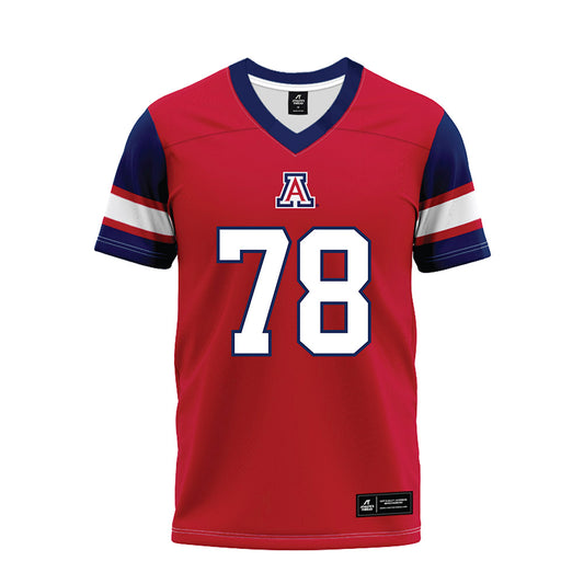 Arizona - NCAA Football : Manoah Faupusa - Red Premium Football Jersey-0