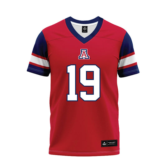 Arizona - NCAA Football : Xavier Jordan - Red Premium Football Jersey-0