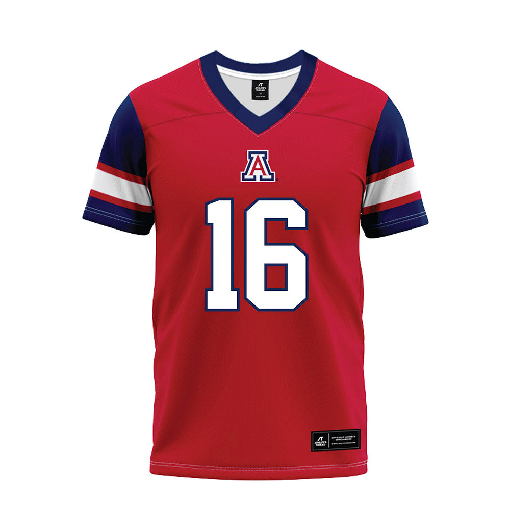 Arizona - NCAA Football : Luke Haugo - Red Premium Football Jersey-0