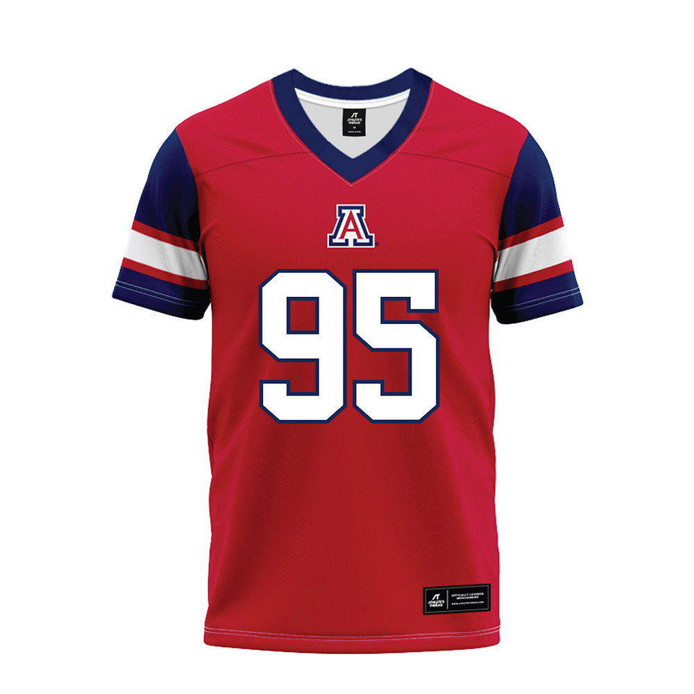 Arizona - NCAA Football : Leroy Palu - Red Premium Football Jersey-0