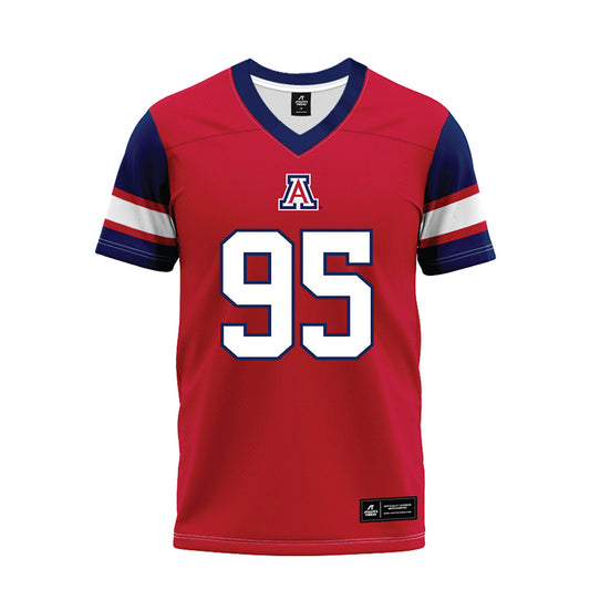 Arizona - NCAA Football : Leroy Palu - Red Premium Football Jersey-0