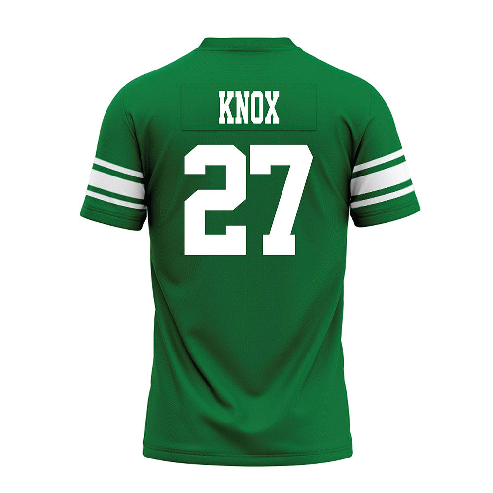 North Texas - NCAA Football : Julian Knox - Green Premium Football Jersey-1