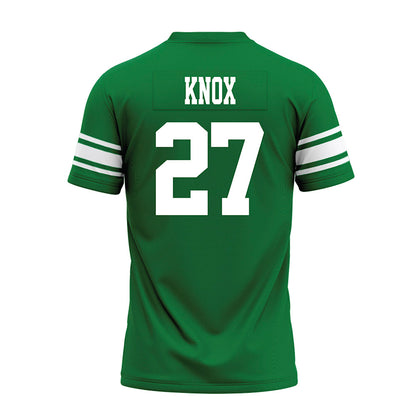 North Texas - NCAA Football : Julian Knox - Green Premium Football Jersey-1