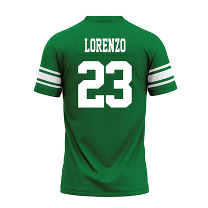 North Texas - NCAA Football : Christian Lorenzo - Green Premium Football Jersey-1