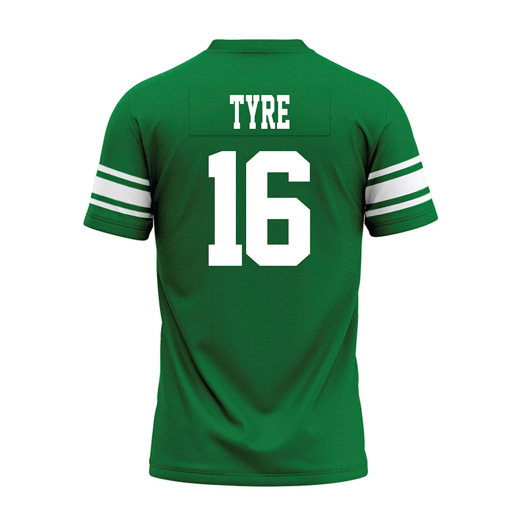 North Texas - NCAA Football : James Tyre - Green Premium Football Jersey-1