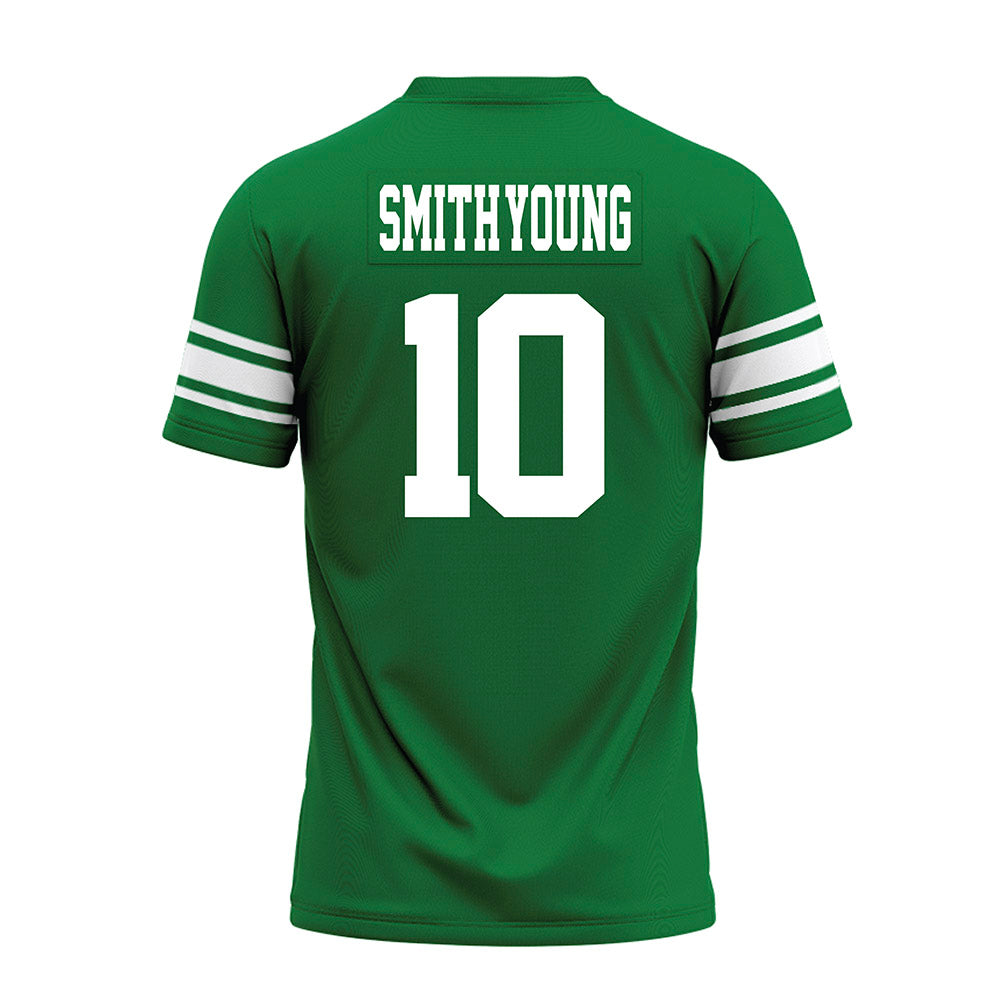 North Texas - NCAA Football : Patrick Smith-Young - Green Premium Football Jersey-1