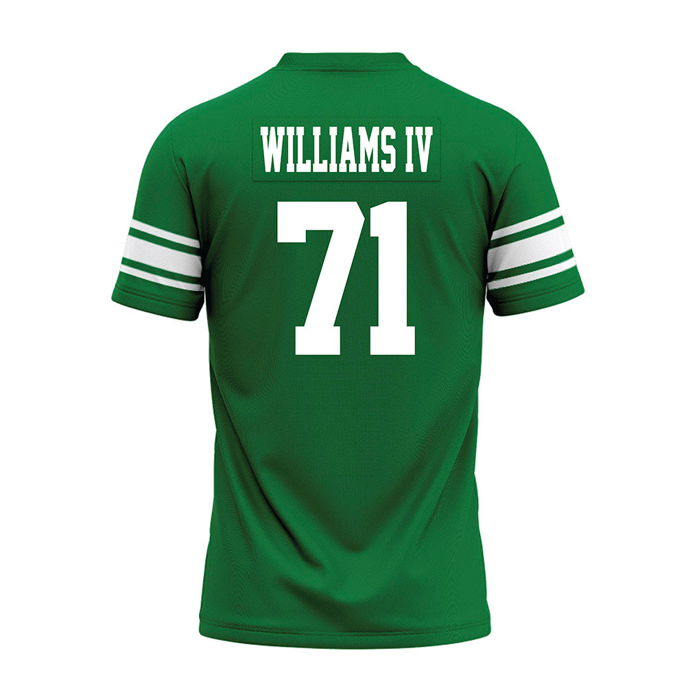 North Texas - NCAA Football : Johnny Williams IV - Green Premium Football Jersey-1