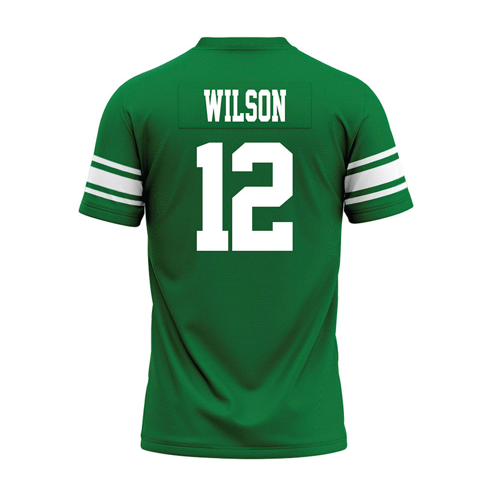 North Texas - NCAA Football : Tyson Wilson - Green Premium Football Jersey-1