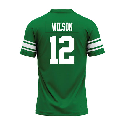North Texas - NCAA Football : Tyson Wilson - Green Premium Football Jersey-1