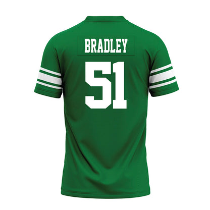 North Texas - NCAA Football : Keelene Bradley - Green Premium Football Jersey-1