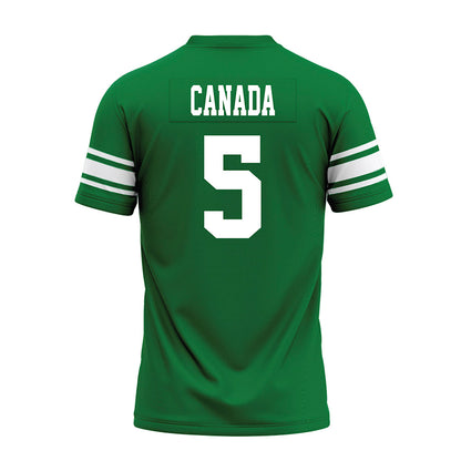 North Texas - NCAA Football : Chase Canada - Green Premium Football Jersey-1