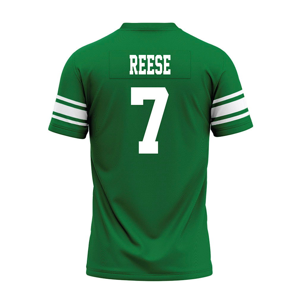 North Texas - NCAA Football : Max Reese - Green Premium Football Jersey-1