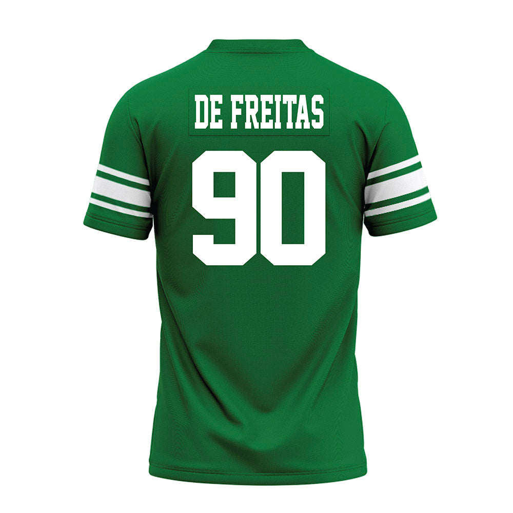 North Texas - NCAA Football : Dominic De Freitas - Green Premium Football Jersey-1
