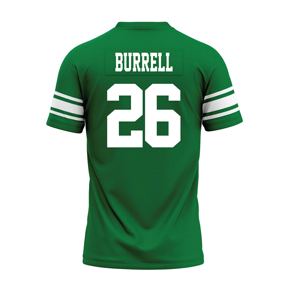 North Texas - NCAA Football : Smaje Burrell - Green Premium Football Jersey-1