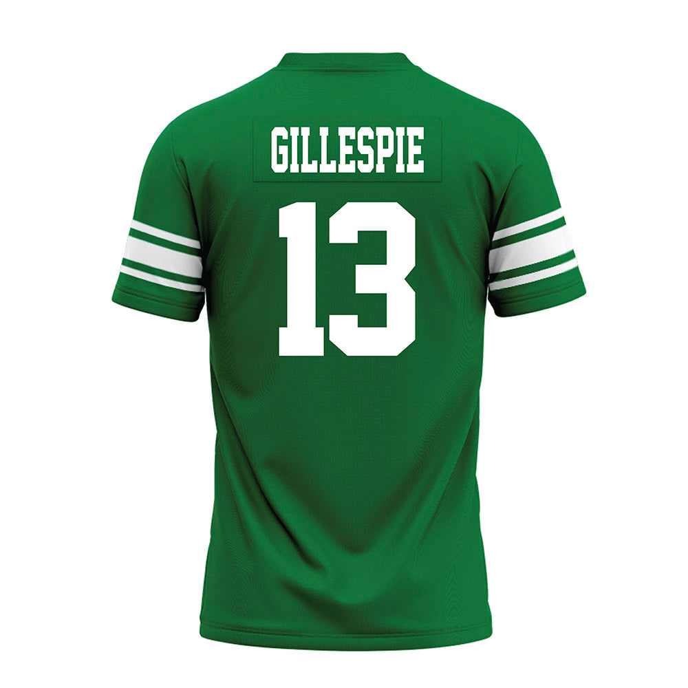 North Texas - NCAA Football : Graham Gillespie - Green Premium Football Jersey-1