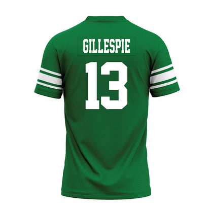 North Texas - NCAA Football : Graham Gillespie - Green Premium Football Jersey-1