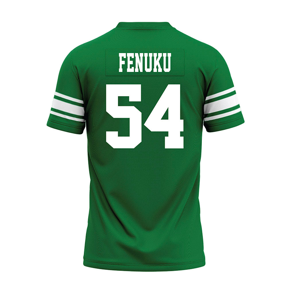 North Texas - NCAA Football : Henry Fenuku - Green Premium Football Jersey-1