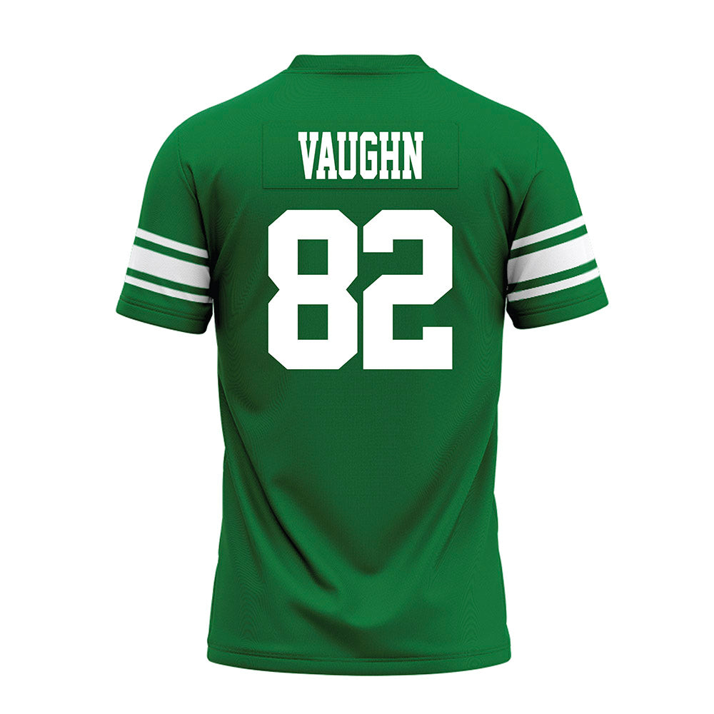 North Texas - NCAA Football : Connor Vaughn - Green Premium Football Jersey-1