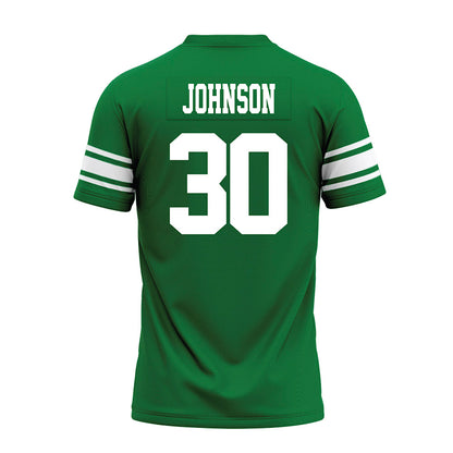 North Texas - NCAA Football : Chantz Johnson - Green Premium Football Jersey-1