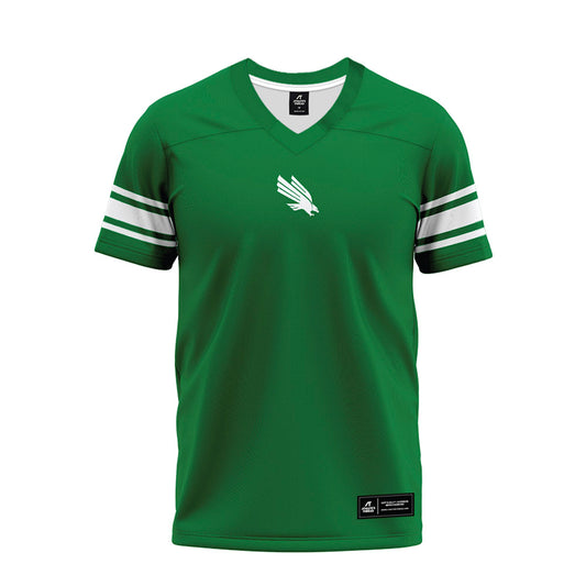 North Texas - NCAA Football : Luke Crudgington - Green Premium Football Jersey-0