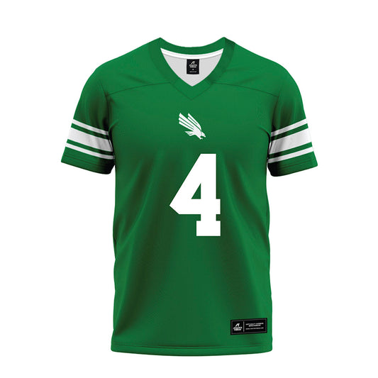 North Texas - NCAA Football : CJ Coombes - Green Premium Football Jersey-0