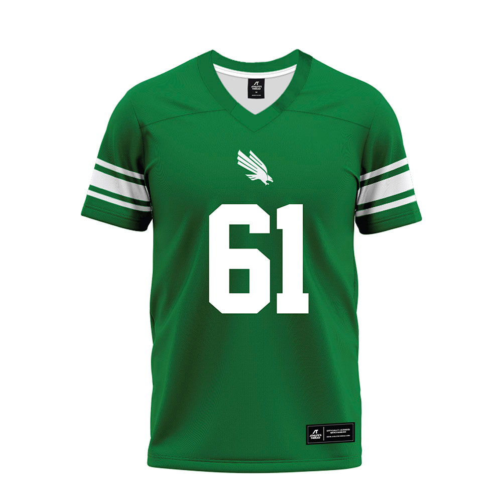 North Texas - NCAA Football : Drew Cunningham - Green Premium Football Jersey-0
