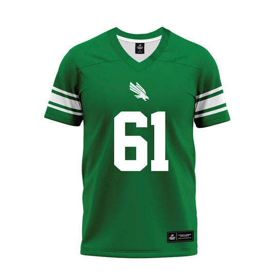 North Texas - NCAA Football : Drew Cunningham - Green Premium Football Jersey-0