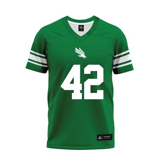 North Texas - NCAA Football : Brayden Knox - Green Premium Football Jersey-0