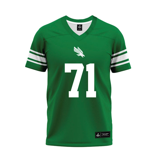 North Texas - NCAA Football : Johnny Williams IV - Green Premium Football Jersey-0