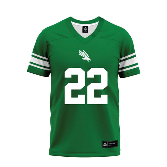 North Texas - NCAA Football : Colin Page - Green Premium Football Jersey-0