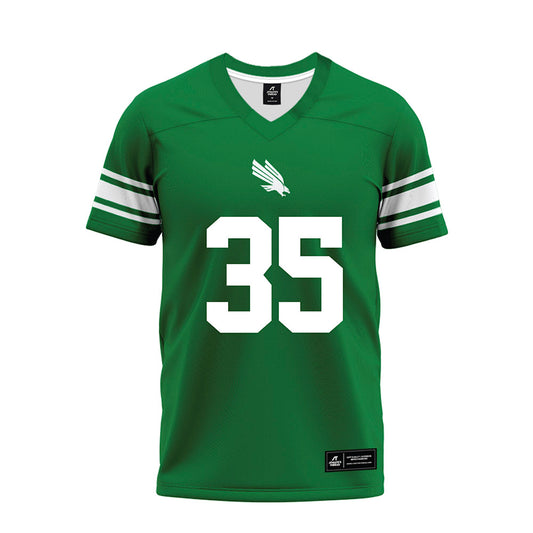 North Texas - NCAA Football : Kaeden Swann - Green Premium Football Jersey-0