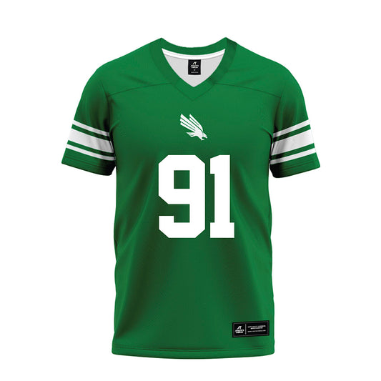North Texas - NCAA Football : Davion Rhodes - Green Premium Football Jersey-0
