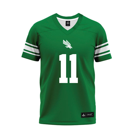North Texas - NCAA Football : Steven Curtis - Green Premium Football Jersey-0