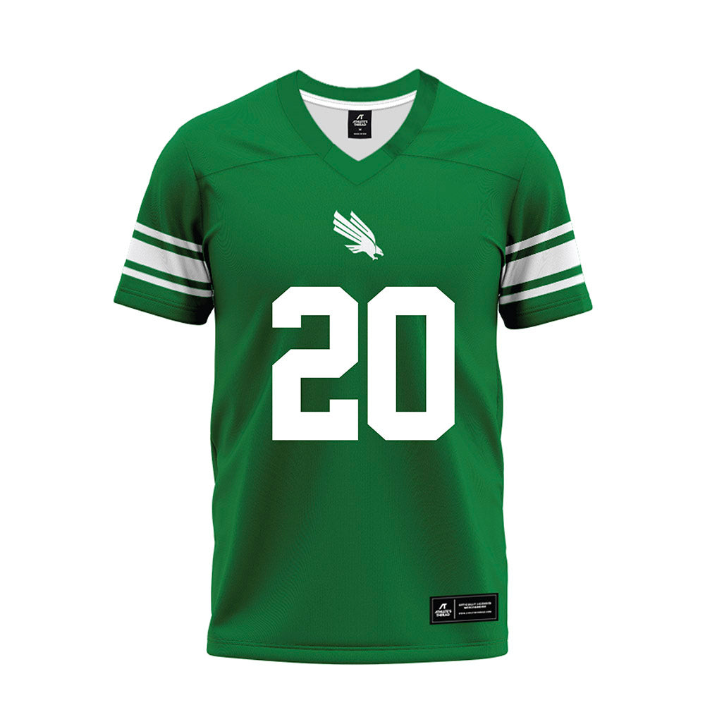 North Texas - NCAA Football : Bryce Garza - Green Premium Football Jersey-0