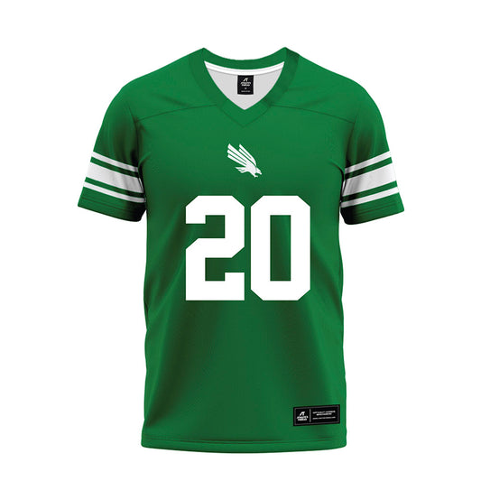 North Texas - NCAA Football : Bryce Garza - Green Premium Football Jersey-0