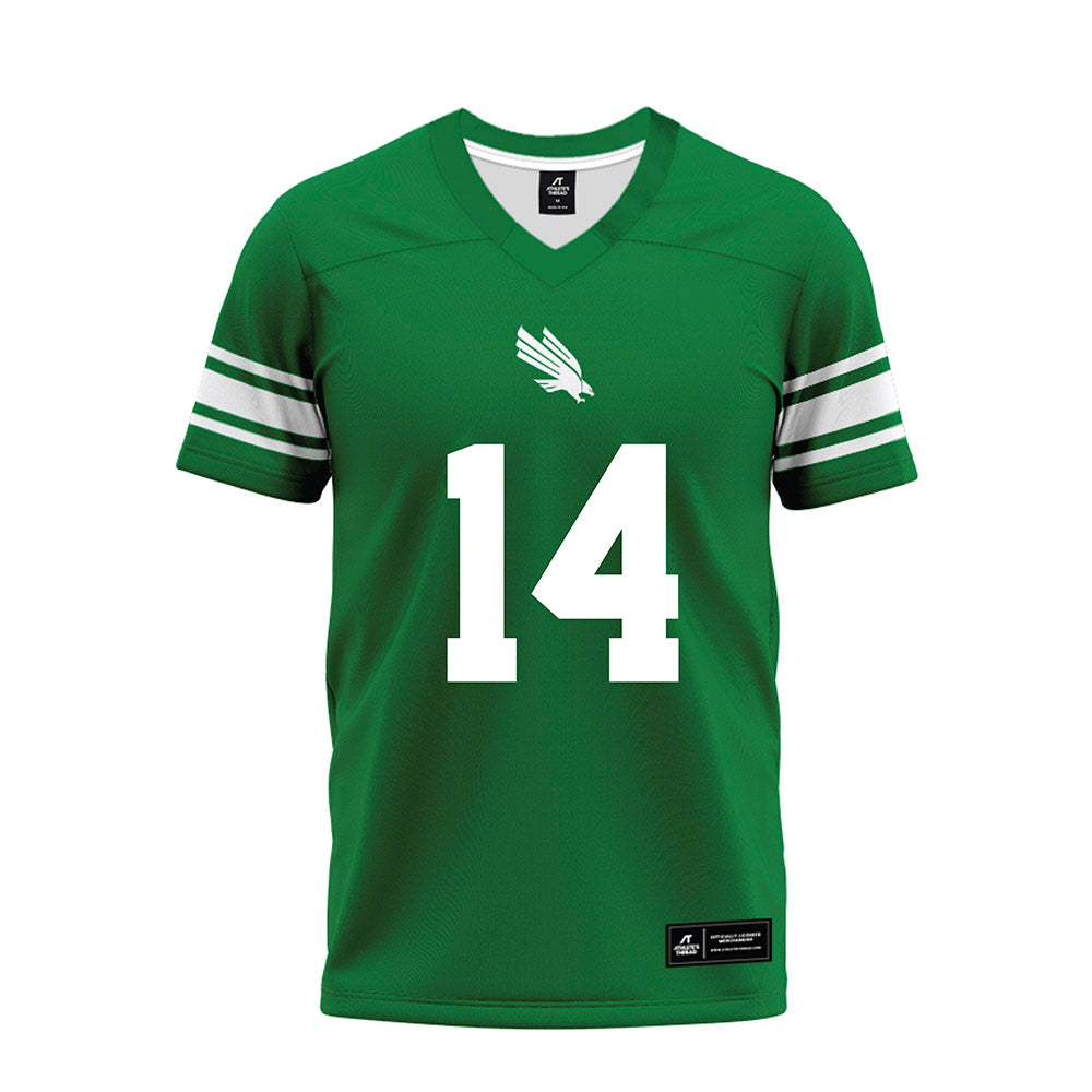 North Texas - NCAA Football : Kyle Koch - Green Premium Football Jersey-0