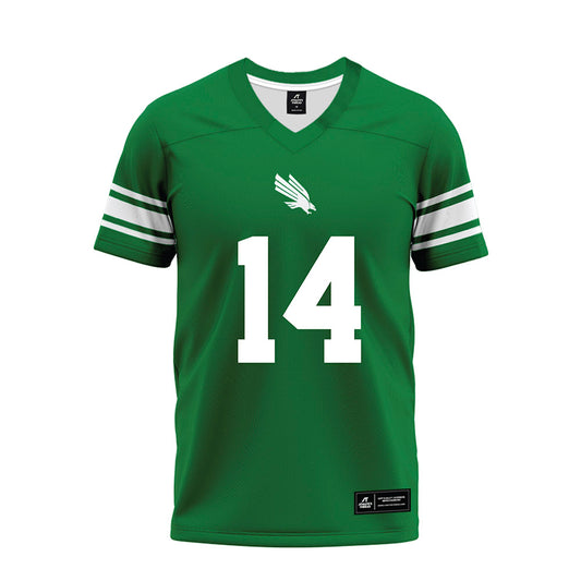 North Texas - NCAA Football : Kyle Koch - Green Premium Football Jersey-0