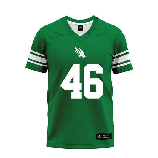 North Texas - NCAA Football : Miguel Arenas - Green Premium Football Jersey-0