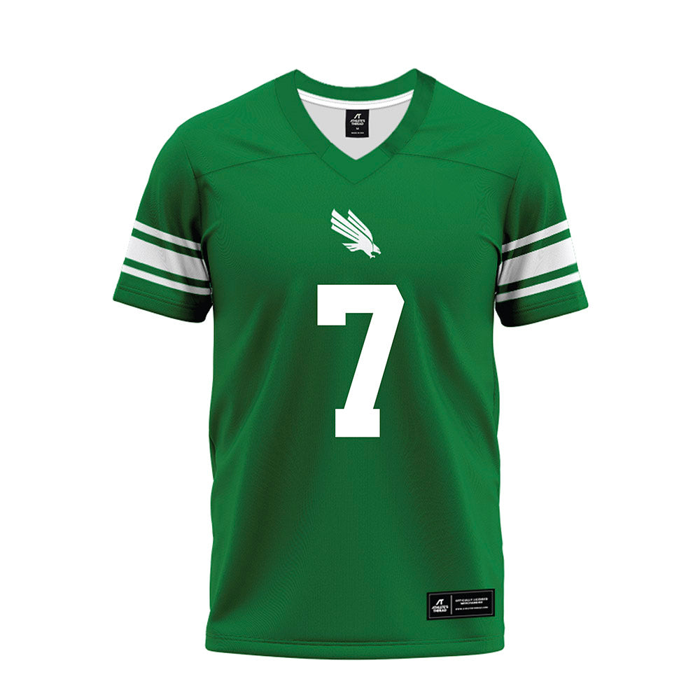 North Texas - NCAA Football : Aaron Alexander - Green Premium Football Jersey-0