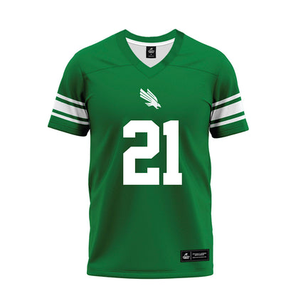 North Texas - NCAA Football : Jason Cross Jr. - Green Premium Football Jersey-0
