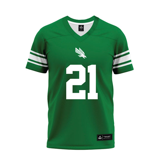 North Texas - NCAA Football : Jason Cross Jr. - Green Premium Football Jersey-0