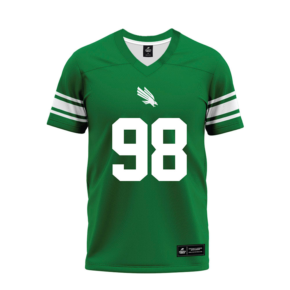 North Texas - NCAA Football : Curlee Thomas - Green Premium Football Jersey-0