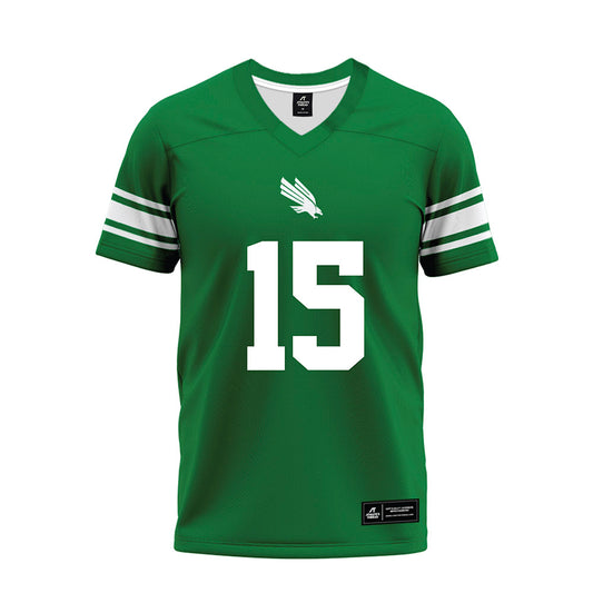 North Texas - NCAA Football : Andy Jean - Green Premium Football Jersey-0