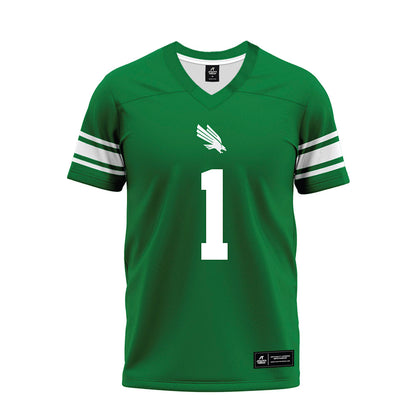 North Texas - NCAA Football : Keshawn Davila - Green Premium Football Jersey-0