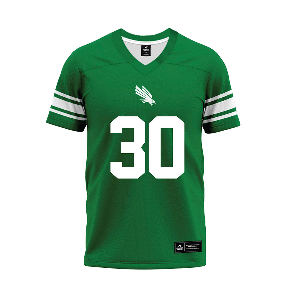 North Texas - NCAA Football : Chantz Johnson - Green Premium Football Jersey-0