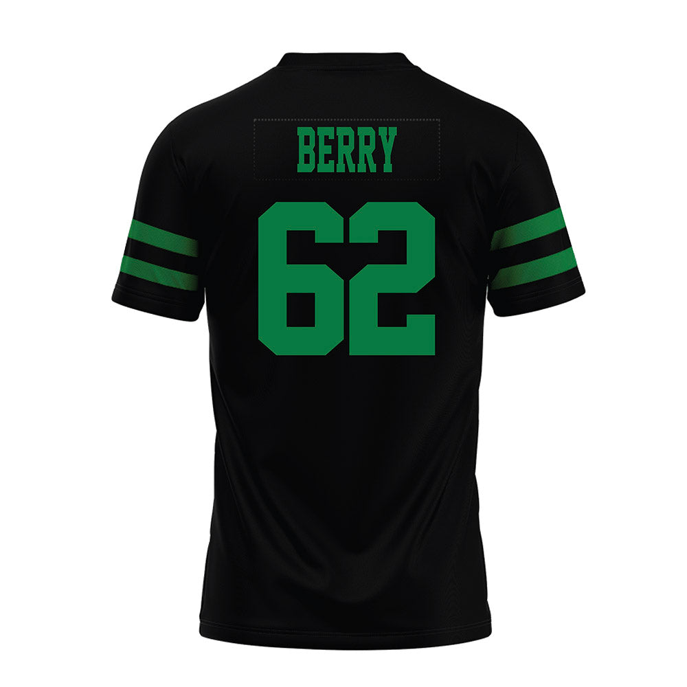 North Texas - NCAA Football : Amarion Berry - Black Premium Football Jersey-1