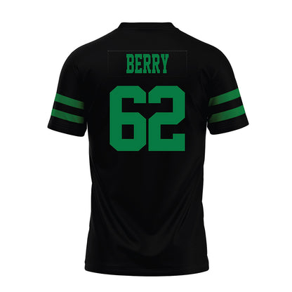 North Texas - NCAA Football : Amarion Berry - Black Premium Football Jersey-1