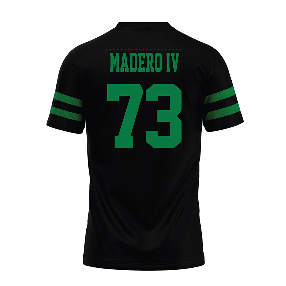 North Texas - NCAA Football : Julio Madero IV - Black Premium Football Jersey-1